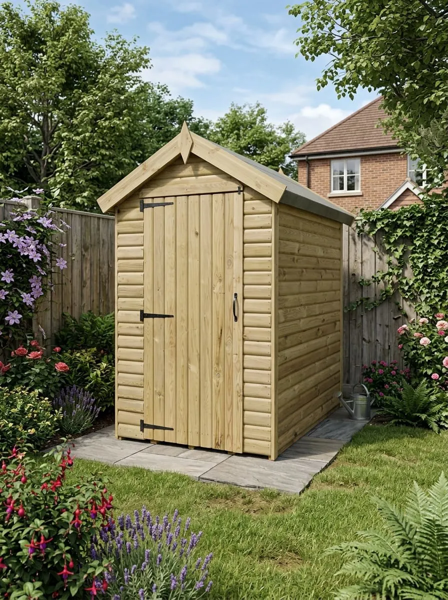Apex garden shed