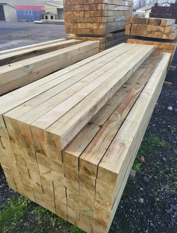 Fence post 4 × 4 (100 × 100 mm)